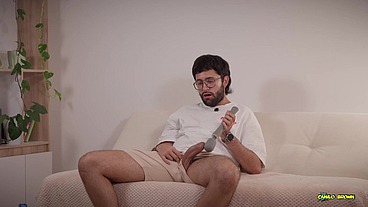 Magic Wand Solo – From Big Bulge to Handsfree Cum & Explosive Male Squirt Post-Cum