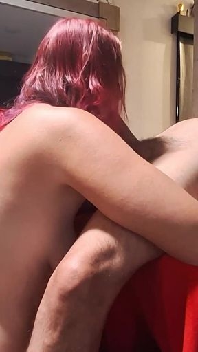 Captivating moment from "He served me a liquid snack for lunch"