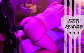 Pegging My Sissy Gurlfriend