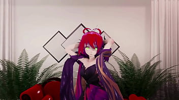 Luo Tianyi Hentai Vocaloid Dance And Sex Mmd 3D Red Hair