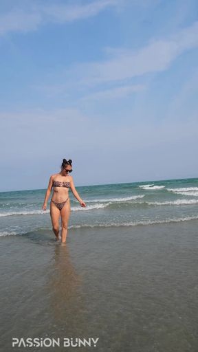 Beauty Chill and Walking on the Beach