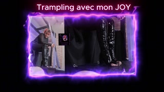 Je teste mes 2 nouvelles cuissares en séance de trampling