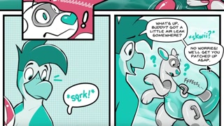 Furry Comic Dub: Pass the Pooltoy by Brae! (Furry Animation, Furries, Furry Sex, Furry, Pooltoy)