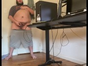 Slipping away from the get together to bust a fat nut on NNN 😈