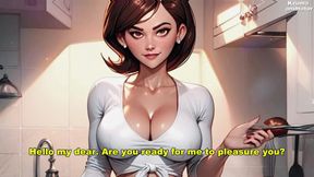 Elastic Woman Guiding Her Handjob and Asking for Cock in Her Pussy - Hentaijoi Handjob