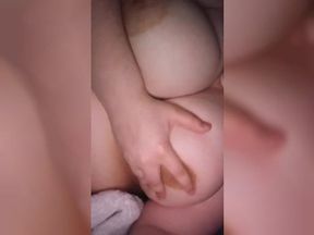 Chubby Brianna Plays With Her Massive Tits