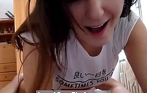 Yo sweet stepsister rides my cock before breakfa