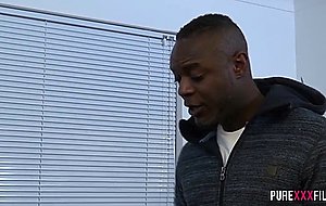 Fucking her black stepdaddy