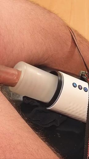 Left Alone to Post Orgasm Machines Restrained to a Cock Milking Machine for a Post Orgasm Torment