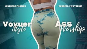 Green Leggings-Ass Worship