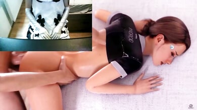 Animated 3D hentai compilation featuring busty characters in fetish outfits