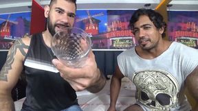 Sever e humiliation with two alphas males with a spit tsunami CLIP 1 - Daniel Santiago and Thalles Jones - Full version in Full HD