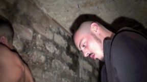 Fucked in baement by discrt arab in uniform