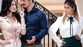 ”Deceiving rommies both want the same guy & they do anything to get him”