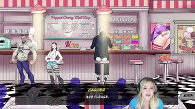 Blake Blossom plays big boob blonde game with naughty gamer solo fun