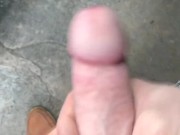 Straight college guy Trying not to get caught jerking big dick at work and cumming loud huge cumshot
