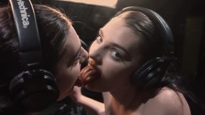 Saliva Twin Mirror Licking ASMR