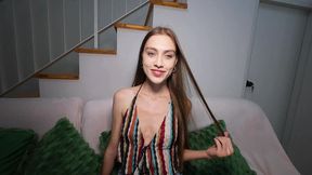 Italian beauty sucks dick expertly