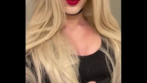Gorgeous Blonde Trans Woman