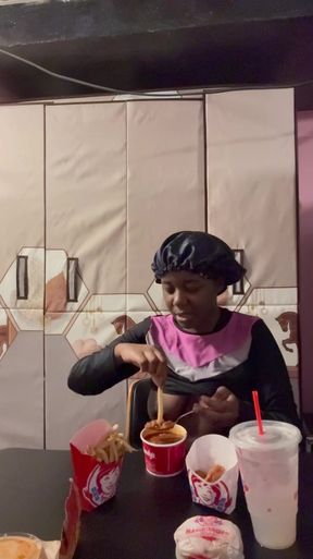 Food Fetish (Wendy's Mukbang) (Eating)