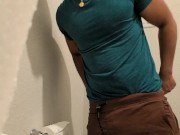 Quick trans man piss through STP