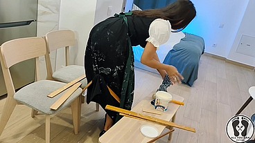 AUSTRIAN WOMAN IN DIRNDL GETTING DIRTY