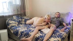my hand job continued with a blowjob from a friend to cum