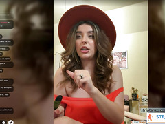 Watch this MILF tease and pleasure herself live on camera with her hairy pussy and toys!