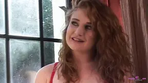 Chubby Redhead Is Matched with a Cute Black Lesbian for a Bit of Pussy Rubbing