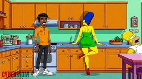 Married Housewife Fucked Anal In The Kitchen. Cartoon Cuckold.