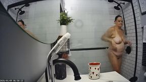 Mrs. Joanne Tanner a Real Public Schoolteacher with Big Tits and a Tight Shaved Pussy Exposing Herself in the Shower 01-09-2026