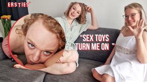 Wild German amateur blonde fists big boob Sarah