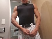 BASEBALL ATHLETE JERK OFF