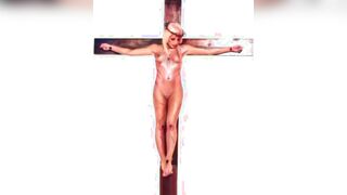 Female Jesus Crucified Naked English Audio