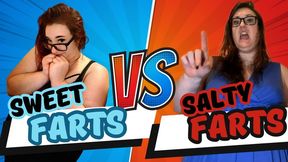 BBW Fart Compilation – Sweet and Salty Domination Switch by Bella Blast