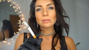 Cum for My Black Lungs - Smoking Fetish with Coughing