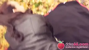 Curvy German MATURE BABE gives public bj and gets banged rock-hard in the outdoors