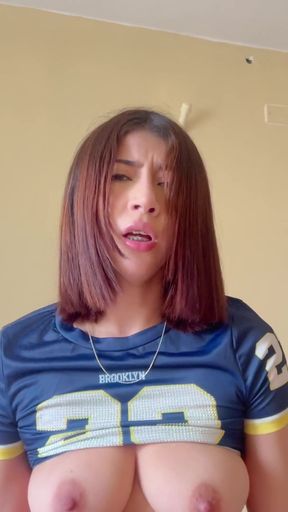 stepsister seduces me with her miniskirt without interiors   Clip 2