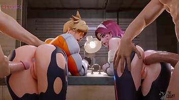 Dva y tracer corrida overwacht