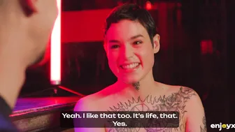 Petite Saba Lapiedra Gets Dominated In Rough BDSM Threesome