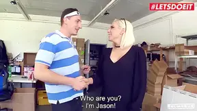 Hot Milf Blows And Fucks A Sex Shop Warehouse Manager Outdoor With Lilli Vanilli