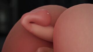 Plakkerige anale creampie voor amateur MILF hoer