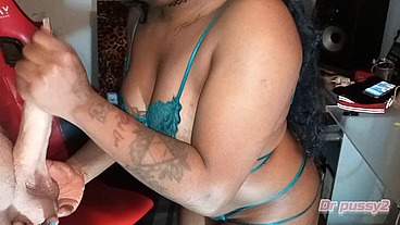 DR PUSSY2 - Personal treiner fode ebony novinha e ela não se arrepende de trair o corno do marido