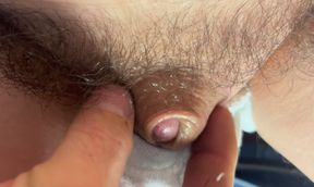 Playing with my man, Clint