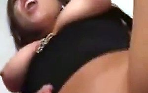Teen chick barks like a dog