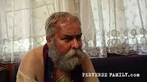 Busty COUGAR tied up in extreme perverted family sex session