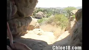 Chloe 18 masturbate pussy solo