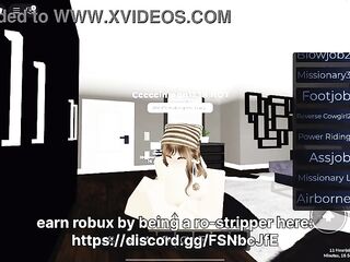 roblox bitch gets hired and banged for 50 robuxx