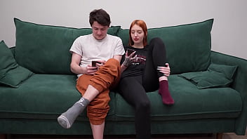 Front and back: two men didn'_t give her a break