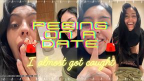 Pissing on a date